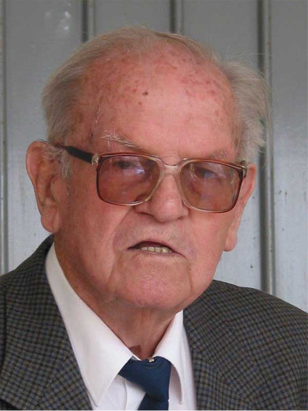 Heimatforscher Martin Winter aus Hohentrüdingen (1913-2003), der Ehrenvorsitzende des Vereins